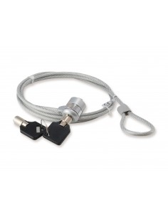 Conceptronic CNBSLOCK15 cable antirrobo Plata 1,5 m 2