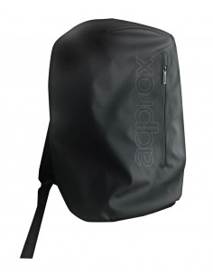 Approx appBP401 mochila Negro Plástico, Poliéster, Poliuretano