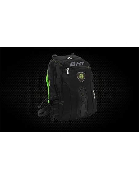 KeepOut BK7G mochila Negro, Verde Nylon
