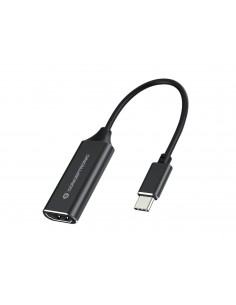 Conceptronic ABBY03B adaptador de cable de vídeo HDMI tipo A (Estándar) USB Tipo C Negro