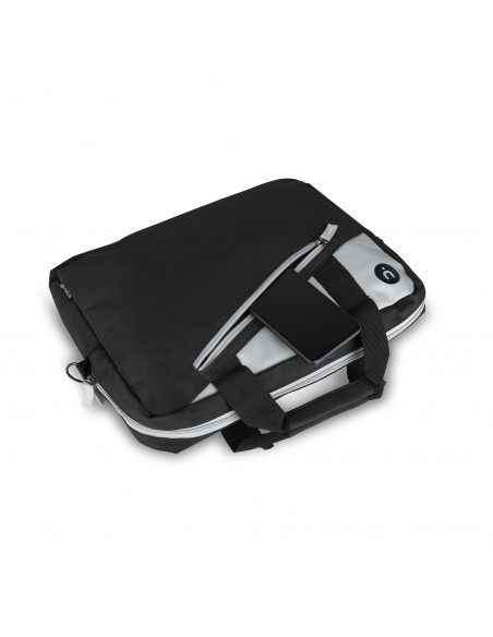 NGS Monray Ginger 35,6 cm (14") Maletín Negro, Gris