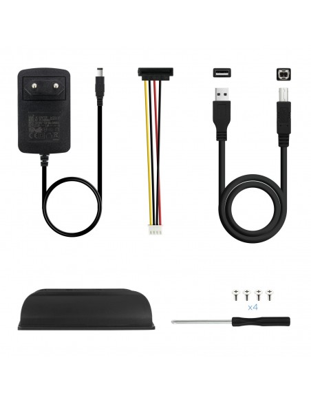 TooQ CAJA HDD 3,5" IDE SATA A USB 2.0 NEGRA TooQ CAJA HDD 3,5" IDE SATA A USB 2.0 NEGRA