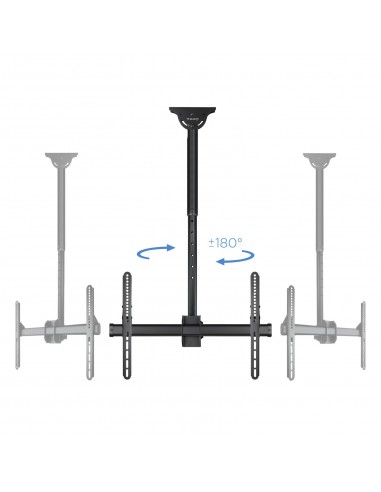 TooQ LPCE1170TSLI-B soporte para pantalla de señalización 177,8 cm (70") Negro