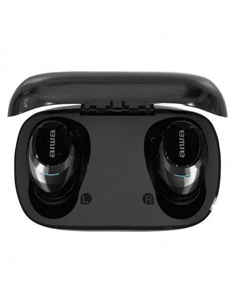 Aiwa EBTW-850 auricular y casco Auriculares Inalámbrico Dentro de oído Llamadas Música Bluetooth Negro