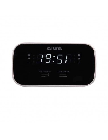 Aiwa CRU-19BK despertador Reloj despertador digital Negro