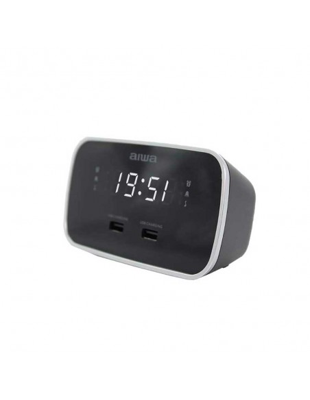 Aiwa CRU-19BK despertador Reloj despertador digital Negro