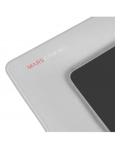 Mars Gaming MMPXLS Plata, Alfombrilla XL, Doble Capa de Nanotejido, 800x300x4mm