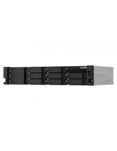 QNAP TS-873AEU-4G servidor de almacenamiento NAS Bastidor (2U) Ethernet Negro V1500B