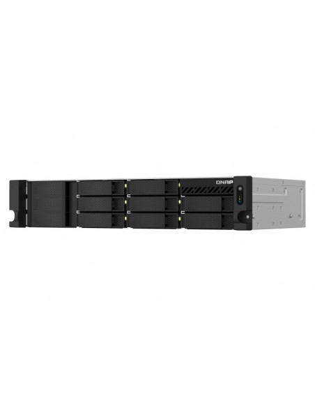 QNAP TS-873AEU-4G servidor de almacenamiento NAS Bastidor (2U) Ethernet Negro V1500B