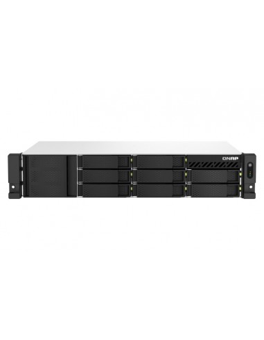 QNAP TS-873AEU-4G servidor de almacenamiento NAS Bastidor (2U) Ethernet Negro V1500B