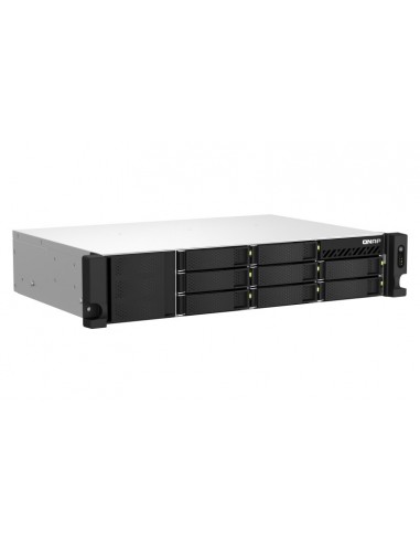 QNAP TS-873AEU-4G servidor de almacenamiento NAS Bastidor (2U) Ethernet Negro V1500B