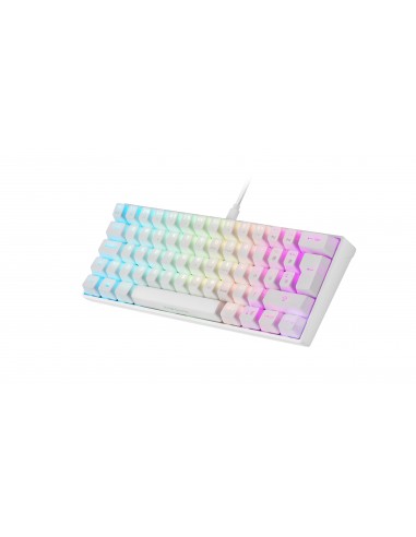 Mars Gaming MKMINIWBRES Teclado Mecánico Ultra-Compacto Full RGB Chroma Switch OUTEMU PRO Marrón Blanco Idioma Español