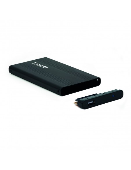 TooQ CAJA HDD 2.5" SATA A USB 2.0 NEGRA