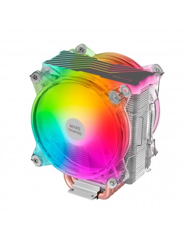 Mars Gaming MCPU66 Disipador CPU Triple ARGB TDP 220W 2 Ventiladores 12cm