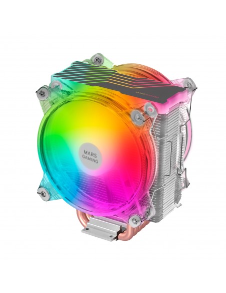Mars Gaming MCPU66 Disipador CPU Triple ARGB TDP 220W 2 Ventiladores 12cm
