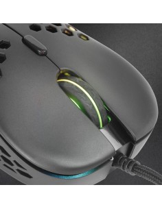 Mars Gaming MM55 Negro Ratón Gaming RGB Chroma Ultra-ligero 55g 12800 DPI