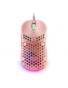 Mars Gaming MM55P Rosa Ratón Gaming RGB Chroma Ultra-ligero 55g 12800 DPI 2