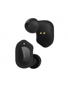 Belkin SOUNDFORM Play Auriculares Inalámbrico Dentro de oído Llamadas Música USB Tipo C Bluetooth Negro