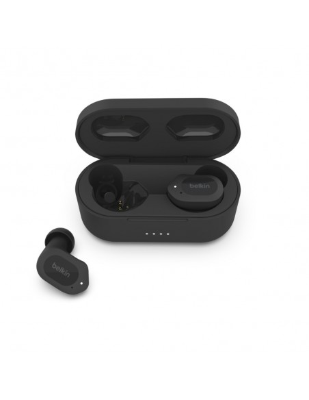 Belkin SOUNDFORM Play Auriculares Inalámbrico Dentro de oído Llamadas Música USB Tipo C Bluetooth Negro