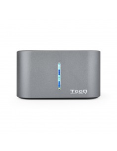 TooQ TQDS-805G base de conexión para disco duro USB 3.2 Gen 1 (3.1 Gen 1) Type-B Aluminio 2