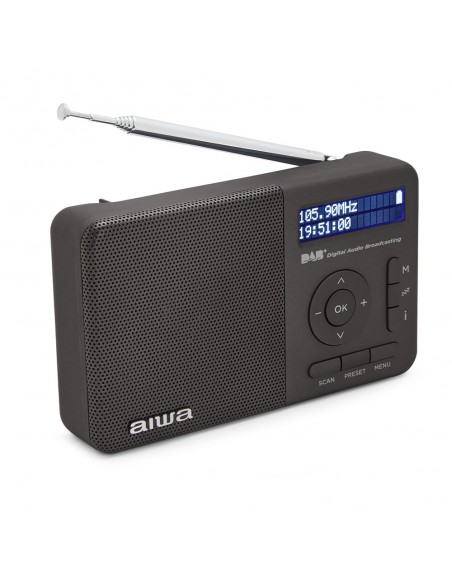 Aiwa RD-40DAB BK radio Portátil Digital Negro