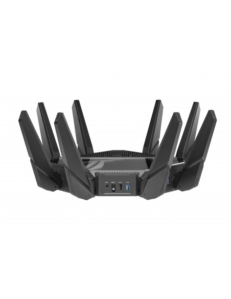 ASUS ROG Rapture GT-AXE16000 router inalámbrico 10 Gigabit Ethernet Tribanda (2.4 GHz   5 GHz   6 GHz) Negro