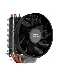 Mars Gaming MCPUBK Disipador CPU 4 Heatpipes HCT TDP 160W Ventilador PWM 11cm Negro