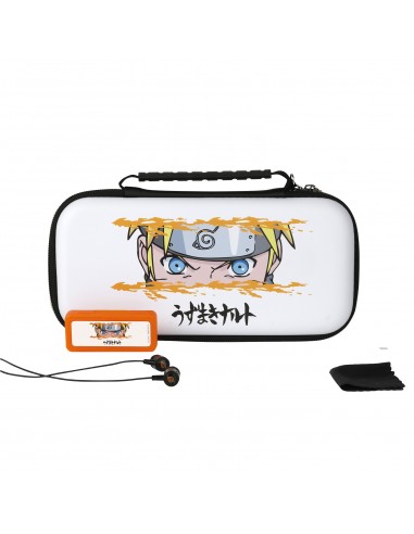 Konix Naruto Funda protectora rígida Nintendo EVA (Etileno Acetato de Vinilo) Blanco