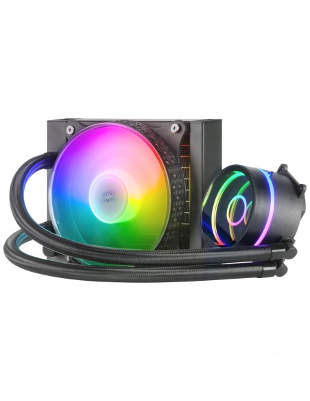Mars Gaming ML-ONE120 Negro Refrigeración Líquida CPU TDP 200W Espejo Infinito Ventilador FRGB Silencioso Multisocket Universal