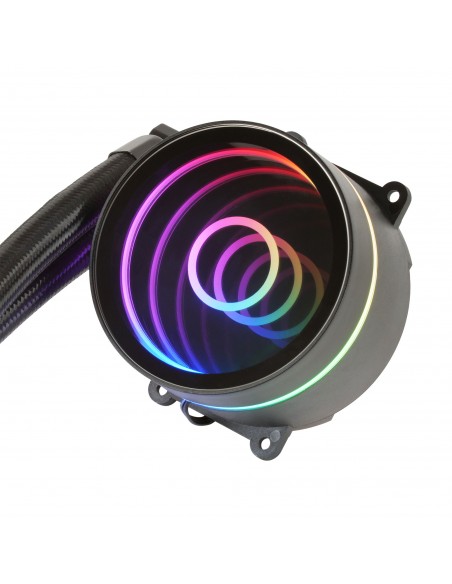 Mars Gaming ML-ONE120 Negro Refrigeración Líquida CPU TDP 200W Espejo Infinito Ventilador FRGB Silencioso Multisocket Universal