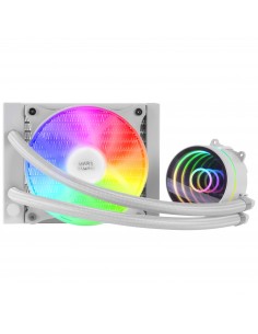 Mars Gaming ML-ONE120 Blanco Refrigeración Líquida CPU TDP 200W Espejo Infinito Ventilador FRGB Silencioso Multisocket Universal 2