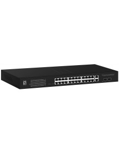 LevelOne GEP-2841 switch Gestionado L2 Gigabit Ethernet (10 100 1000) Energía sobre Ethernet (PoE) 1U Negro