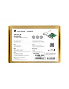 Conceptronic EMRICK06G tarjeta y adaptador de interfaz Interno USB 3.2 Gen 1 (3.1 Gen 1) 2