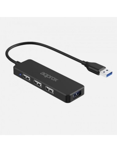 Approx APPC47 hub de interfaz USB 3.2 Gen 2 (3.1 Gen 2) Type-A 5000 Mbit s