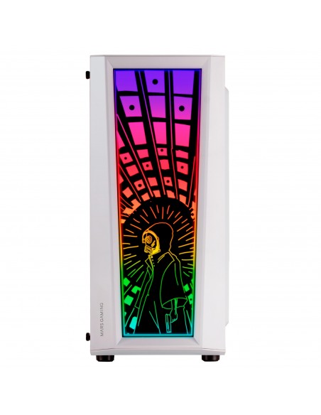 Mars Gaming MC-ART Blanco Caja PC Gaming ATX Doble Cristal Templado Dibujable ARGB 12 Modos Ventilador 12cm Mars Gaming MC-ART Blanco Caja PC Gaming ATX Doble Cristal Templado Dibujable ARGB 12 Modos Ventilador 12cm