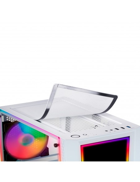 Mars Gaming MC-ART Blanco Caja PC Gaming ATX Doble Cristal Templado Dibujable ARGB 12 Modos Ventilador 12cm Mars Gaming MC-ART Blanco Caja PC Gaming ATX Doble Cristal Templado Dibujable ARGB 12 Modos Ventilador 12cm
