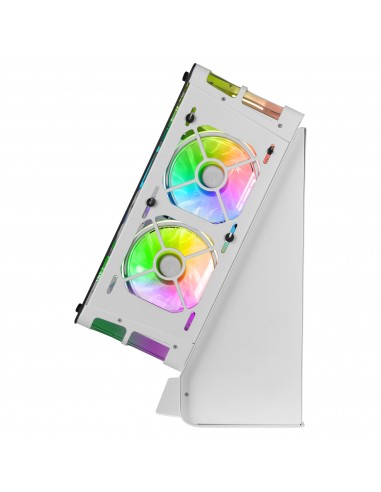 Mars Gaming MCB Blanco Caja PC Gaming ATX XL Edición Custom Premium Estructura Modular Doble Cámara