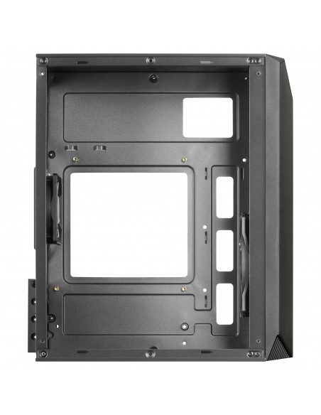 Mars Gaming MC-S1 Negro Caja PC Compacta Gaming Micro-ATX Iluminación ARGB 12 Modos Ventilador FRGB Ventana Lateral Completa