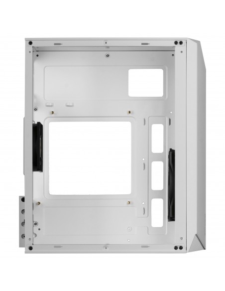 Mars Gaming MC-S1 Blanco Caja PC Compacta Gaming Micro-ATX Iluminación ARGB 12 Modos Ventilador FRGB Ventana Lateral Completa