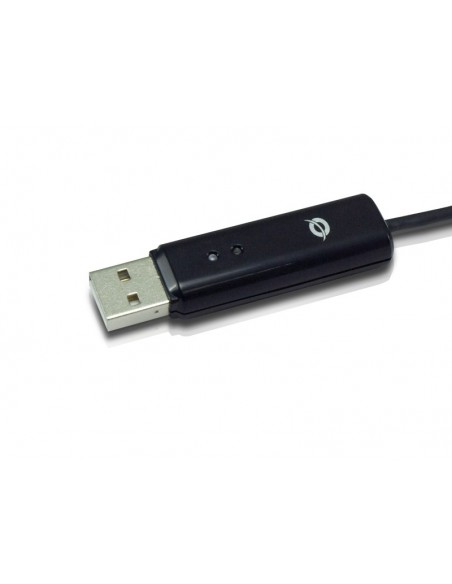 Conceptronic USB 2.0 1.8m cable para video, teclado y ratón (kvm) Negro 1,8 m