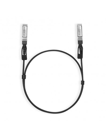 TP-Link TL-SM5220-1M cable de fibra optica SFP+ DAC Negro