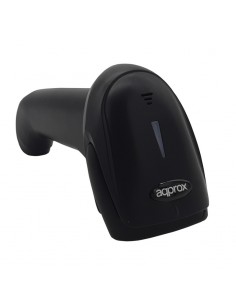 Approx appLS19 Lector de códigos de barras portátil 1D CCD Negro 2