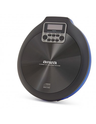 Aiwa PCD-810BL reproductor de CD Reproductor de CD portátil Negro, Azul