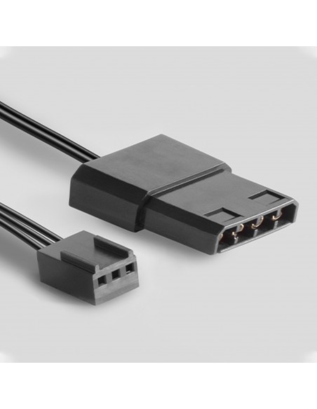 Mars Gaming MFPROX2 sistema de refrigeración para ordenador Carcasa del ordenador Ventilador 12 cm Negro 2 pieza(s)