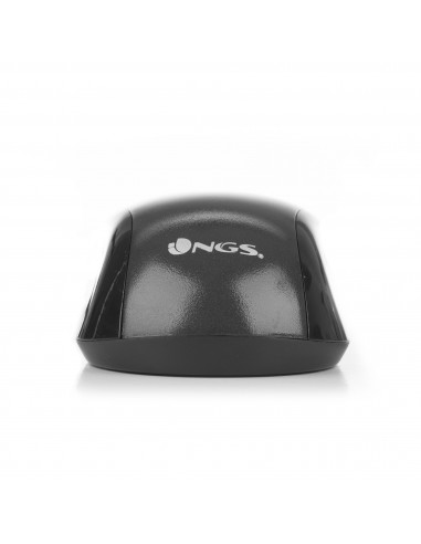 NGS Black Mist ratón mano derecha USB tipo A Óptico 800 DPI