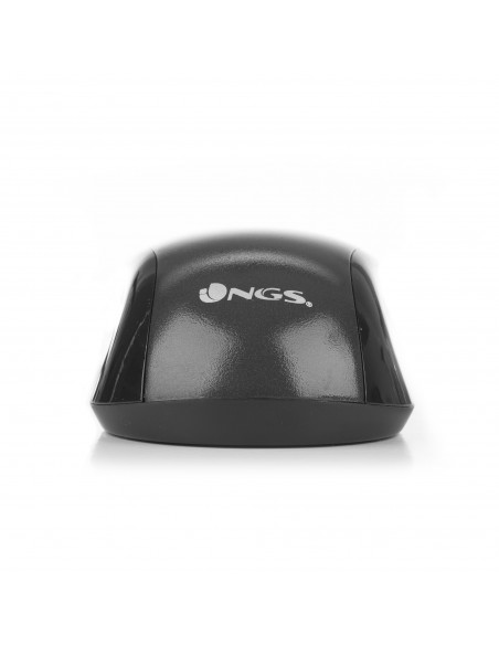 NGS Black Mist ratón mano derecha USB tipo A Óptico 800 DPI