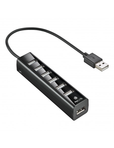 NGS IHUB7 TINY USB 2.0 480 Mbit s Negro
