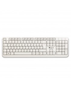 NGS Spike teclado USB QWERTY Blanco
