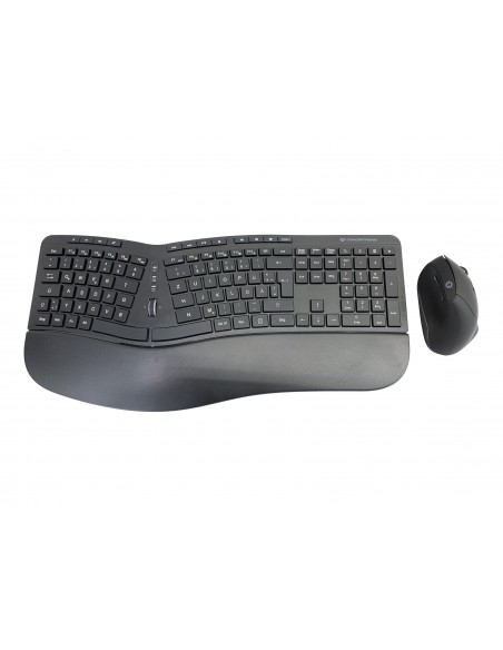 Conceptronic ORAZIO02DE teclado Ratón incluido RF inalámbrico QWERTZ Alemán Negro