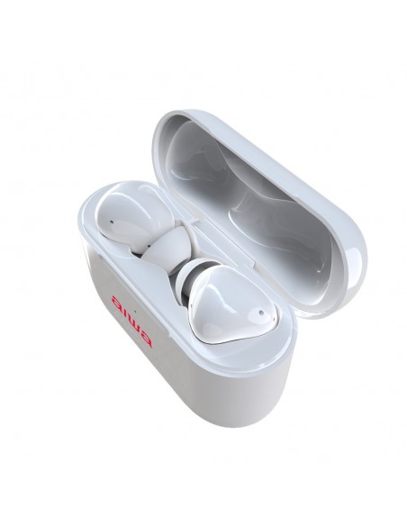Aiwa EBTW-888ANC WT auricular y casco Auriculares True Wireless Stereo (TWS) Dentro de oído Llamadas Música Bluetooth Blanco